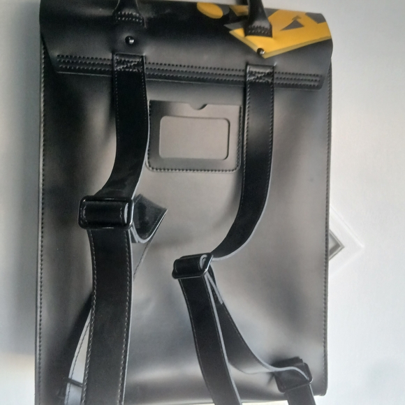 Dr. Martens Black and Yellow Backpack - Picture 4 of 5